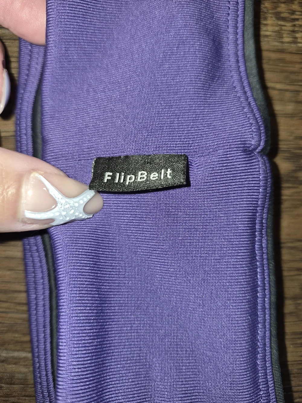 LEVEL Purple FlipBelt Classic Running Belt Womans Sz XS
